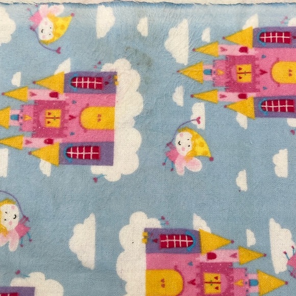 Flannel Princess Castle Fabric - Picture 5 of 7